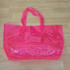 Transparent pink tote for sale  Glendale