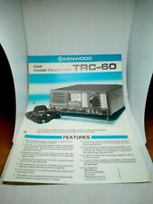 Kenwood trc brochure usato  Caserta