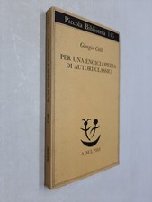 Per una enciclopedia usato  Roma