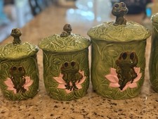 Vintage frog canisters for sale  Idabel