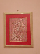Quadro uncinetto filet usato  Lucera