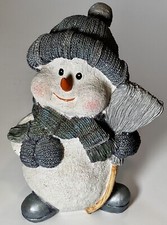 Snowman holding broom for sale  Minneapolis