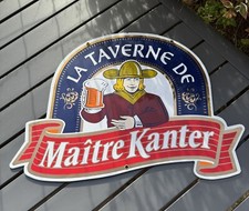 Plaque émaillée kanterbrau d'occasion  France