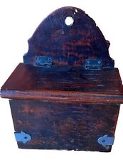 antique wooden salt box for sale  ENNISKILLEN