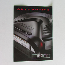 Mission automotive brochure for sale  LONDON