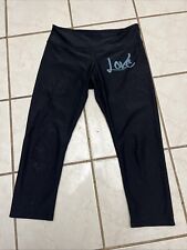 PURO KARMA ¡NUEVO! Leggings cortos de yoga negros "LOVE" talla XS segunda mano  Embacar hacia Mexico