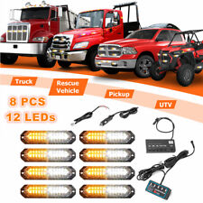 Luzes piscantes de montagem em superfície estroboscópica de emergência WEIS 8* 12 LED para caminhonete picape comprar usado  Enviando para Brazil
