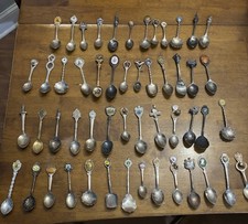 Lote de 52 cucharas de colección de recuerdos estados y lugares segunda mano  Embacar hacia Mexico