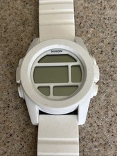 Nixon "The Unit" relógio de surf masculino branco impermeável PacSun precisa de bateria comprar usado  Enviando para Brazil