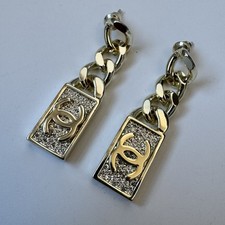 Chanel metal strass for sale  TWICKENHAM