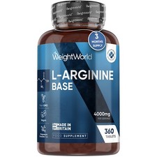 L-Arginina 4000mg 360 Comprimidos Fornecimento de 3 Meses Vegano, Não-OGM, Saúde do Coração comprar usado  Enviando para Brazil
