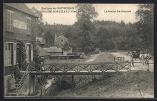 Old postcard fontaine d'occasion  Expédié en Belgium