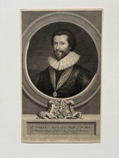 Antique engraving portrait for sale  LONDON