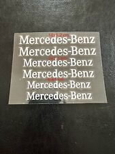 6 x Mercedes Benz Bremssattel Sticker Aufkleber hitzebeständig - weiss comprar usado  Enviando para Brazil