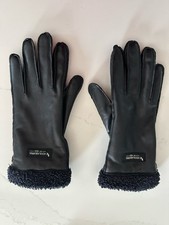 Luva Feminina Koolaburra By Ugg - Preta Tamanho Médio Couro Genuíno comprar usado  Enviando para Brazil