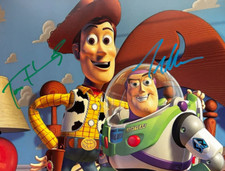 Usado, Autógrafos originais assinados 8x10" por Tom Hanks + Tim Allen (TOY STORY: Buzz & Woody) comprar usado  Enviando para Brazil