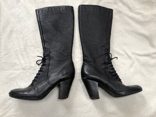 Black leather knee for sale  PRESTON