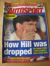 Autosport nov 1996 for sale  BRISTOL