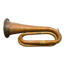 Instrumento musical antigo antigo vintage de bronze e cobre dos anos 1900 corneta exclusivo comprar usado  Enviando para Brazil