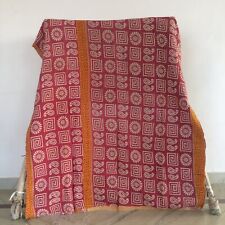 Colcha de solteiro Kantha colcha vintage algodão hippie boho cobertor comprar usado  Enviando para Brazil