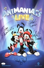 Pôster Animaniacs Live autógrafo assinado múltiplo 11X17 MacNeille Rogel JSA CERTIFICADO DE AUTENTICIDADE comprar usado  Enviando para Brazil