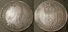 Louis xiv écu d'occasion  Gallardon