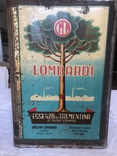 Pubblicità scatola latta usato  Torre Canavese