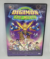 Digimon The Movie DVD 2000 Fox Kids w/ Mini Poster Good Disc OOP Rare, usado comprar usado  Enviando para Brazil