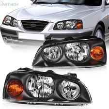Conjunto de faróis Hyundai Elantra 2004-2006 lâmpadas de substituição esquerda + direita comprar usado  Enviando para Brazil