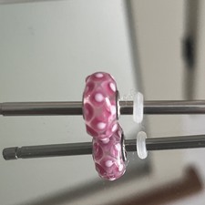 Trollbeads pink dot for sale  CHEPSTOW