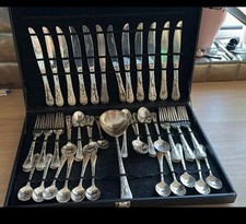 Silver plate canteen for sale  CROWTHORNE