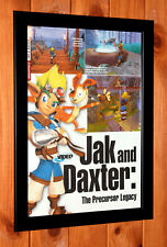 Jak and Daxter The Precursor Legacy PS2 PS3 Vintage Raro Cartaz Página de Anúncio Emoldurada. comprar usado  Enviando para Brazil