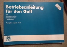 Golf betriebsanleitung gebraucht kaufen  Dresden