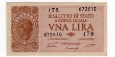 Banconota lira regno usato  Italia