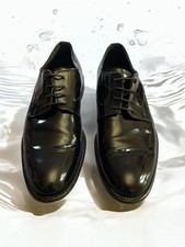 Scarpe pelle nera usato  Borgosesia