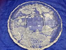 Frosted floral serving for sale  Bradenton