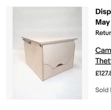 Plywood portapotti box for sale  ANSTRUTHER