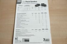 236482) Dacia Sandero + Stepway - Preisliste & Extras - Prospekt 07/2018 comprar usado  Enviando para Brazil