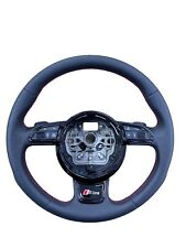 Volante Audi RS6 S6 A6 C7/A7 S-LINE FABRICANTE DE EQUIPAMENTO ORIGINAL 2012-2018 com couro novo comprar usado  Enviando para Brazil