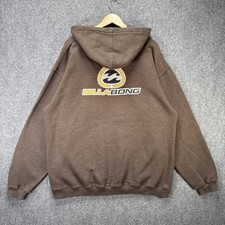 Moletom com capuz Billabong vintage masculino GG marrom anos 90 surf skate terra logotipo onda Quiksilver, usado comprar usado  Enviando para Brazil