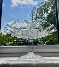 Pedestal bowl clear for sale  BANSTEAD