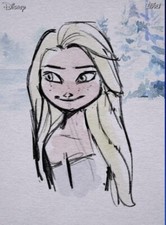 [CARTÃO DIGITAL] Topps Disney - Elsa - Frozen Fantasy 22 S1 Snowy Sketch comprar usado  Enviando para Brazil