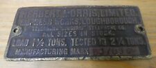 Herbert morris limited for sale  UK