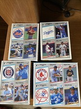 1989 Fleer 4 caixas vazias de cera para cartões de beisebol. Brett/Trammell/Boggs/Gibson/Viola.. comprar usado  Enviando para Brazil