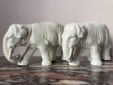Paire éléphants biscuit d'occasion  Lyon II