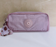 Estojo cosmético novo com etiquetas Kipling Gitroy estojo roxo claro amuleto macaco comprar usado  Enviando para Brazil