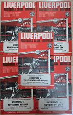 Liverpool f.c. programme for sale  KETTERING