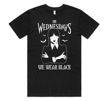 Camiseta Addams On Wednesdays We Wear Negra Top Programa de TV Regalo Unisex Miércoles segunda mano  Embacar hacia Mexico