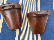 Antique leather covered for sale  PETERSFIELD