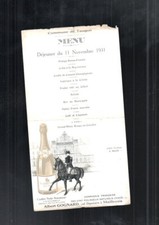 Menu ancien novembre d'occasion  Nantes-